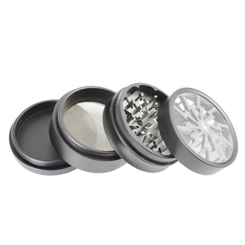 THORINDER 4PT GRINDER Ø62mm, 4-tlg. Schwarz/Grau
